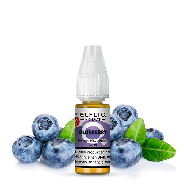 Elfbar ELFLIQ Blueberry Liquid 10ml SaltNic