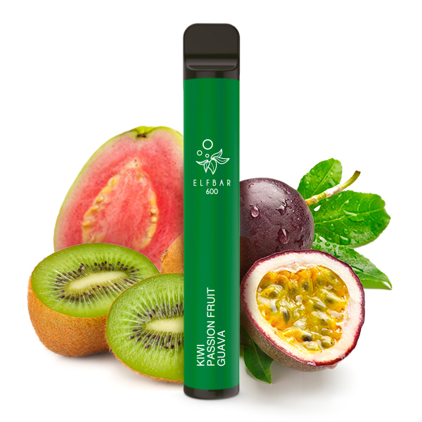 ElfBar 600 Einweg E-Zigarette - 20 mg - Kiwi Passion Fruit Guave