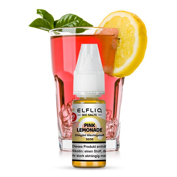 Elfbar ELFLIQ Pink Lemonade Liquid 10ml SaltNic