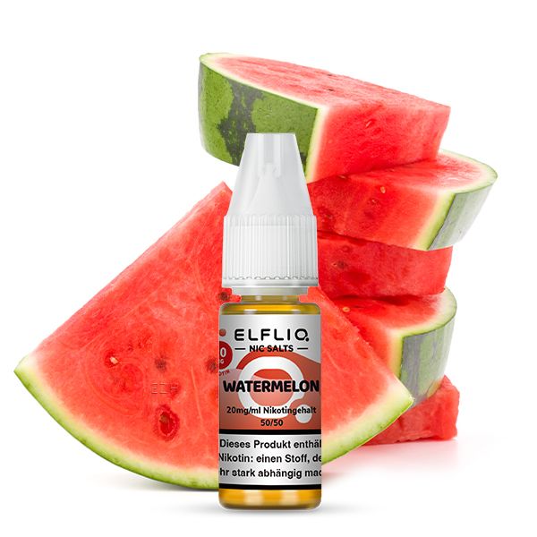 Elfbar ELFLIQ Watermelon Liquid 10ml SaltNic