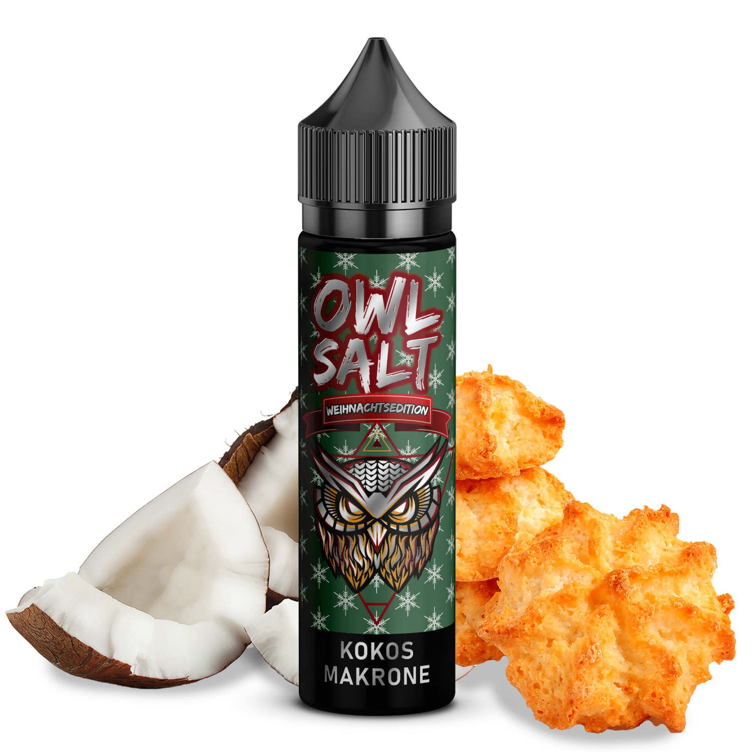 OWL Salt Kokosmakrone Longfill | 10ml in 60ml Flasche