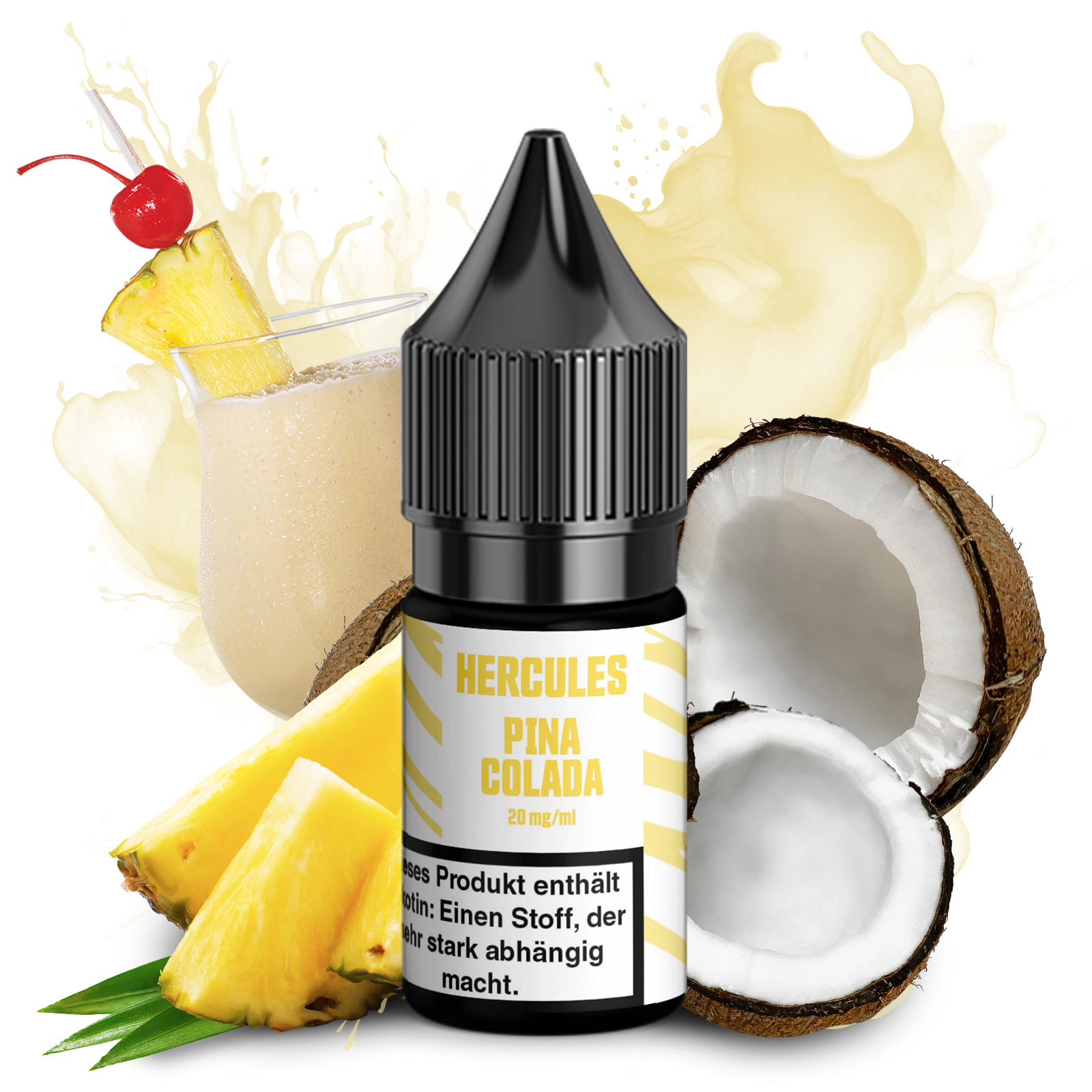 Hercules Nikotinsalz Liquid 10ml Pina Colada