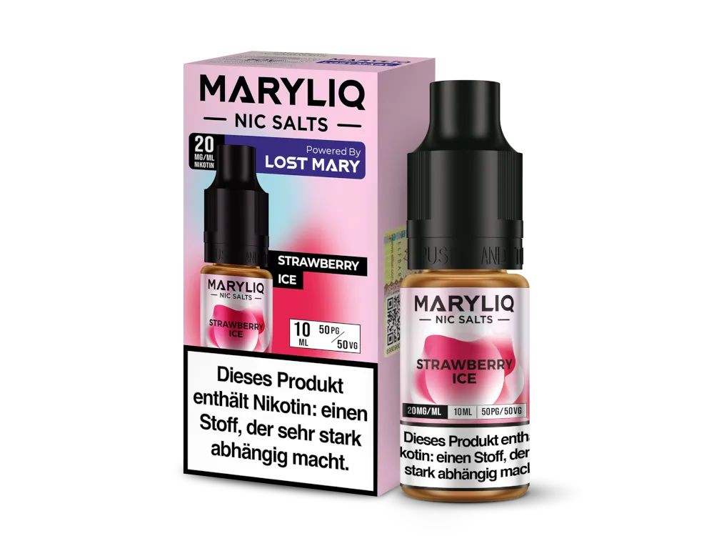 MaryLiq 10ml Nikotinsalz Liquid Strawberry Ice