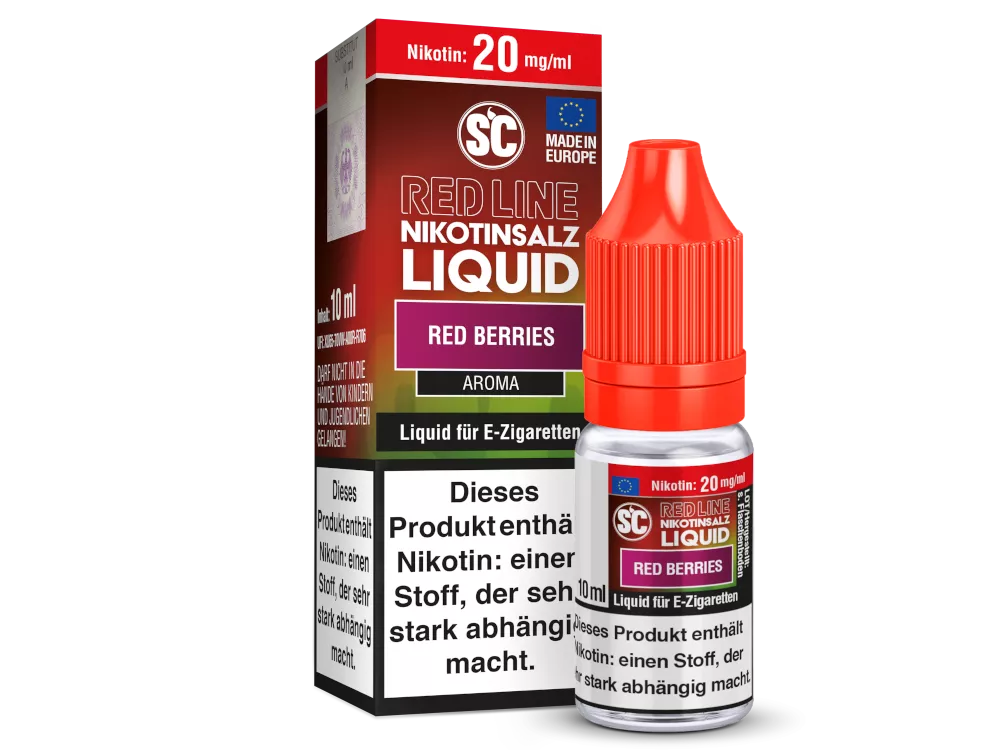 SC Red Line Red Berries 10ml Nicsalt Liquid