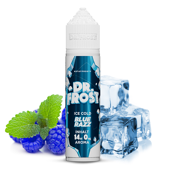 Dr. Frost Ice Cold Blue Razz 14ml in 60ml Flasche