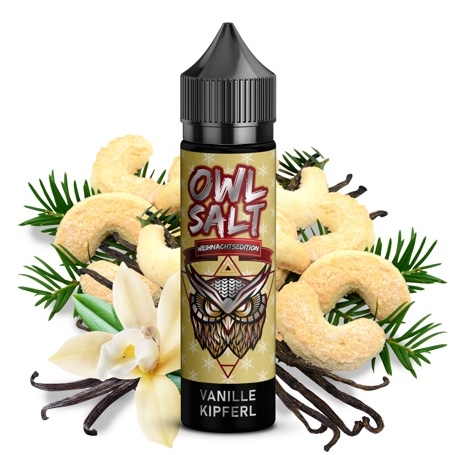 OWL Salt Vanillekipferl Longfill | 10ml in 60ml Flasche 