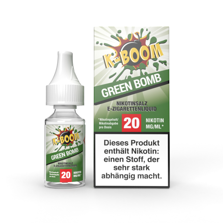 K-Boom Green Bomb Liquid 10ml Nikotinsalz 20mg