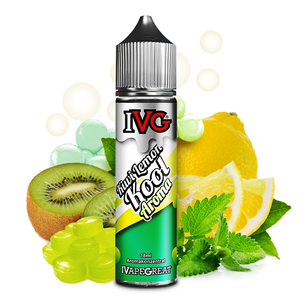 IVG Kiwi Lemon Cool 10ml in 60ml Flasche