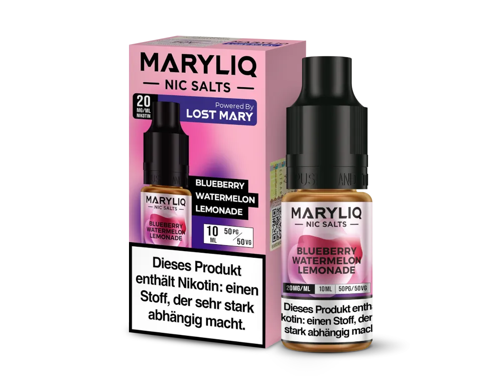 MaryLiq 10ml Nikotinsalaz Liquid Blueberry Watermelon Lemonade