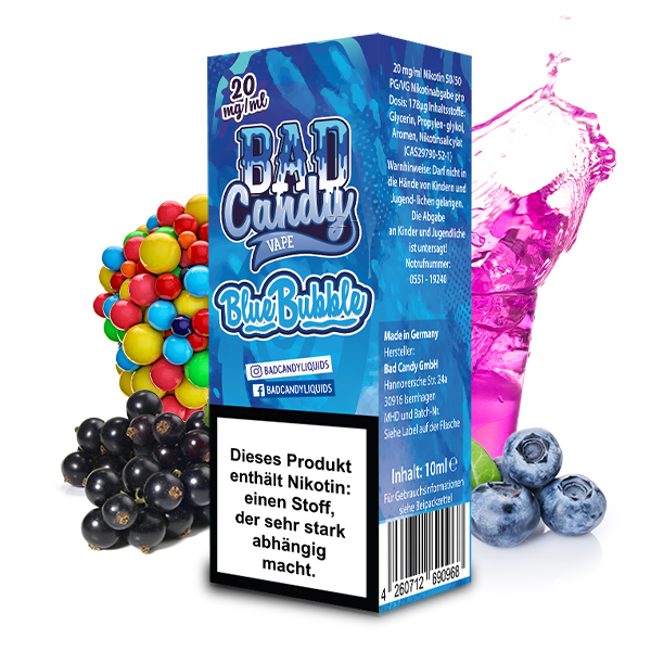 Bad Candy Blue Bubble Nikotinsalzliquid 10ml