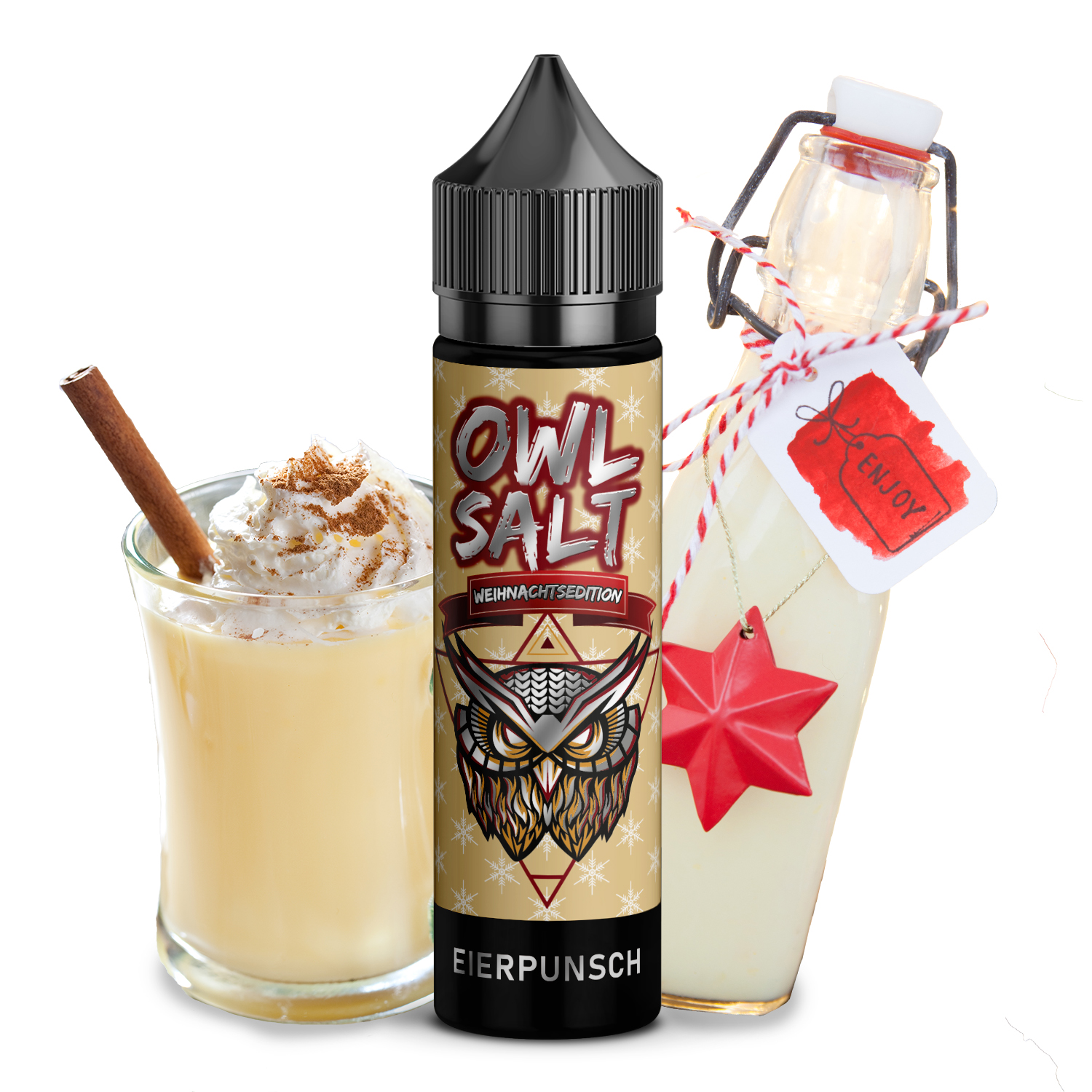 OWL Salt Eierpunsch Longfill | 10ml in 60ml Flasche