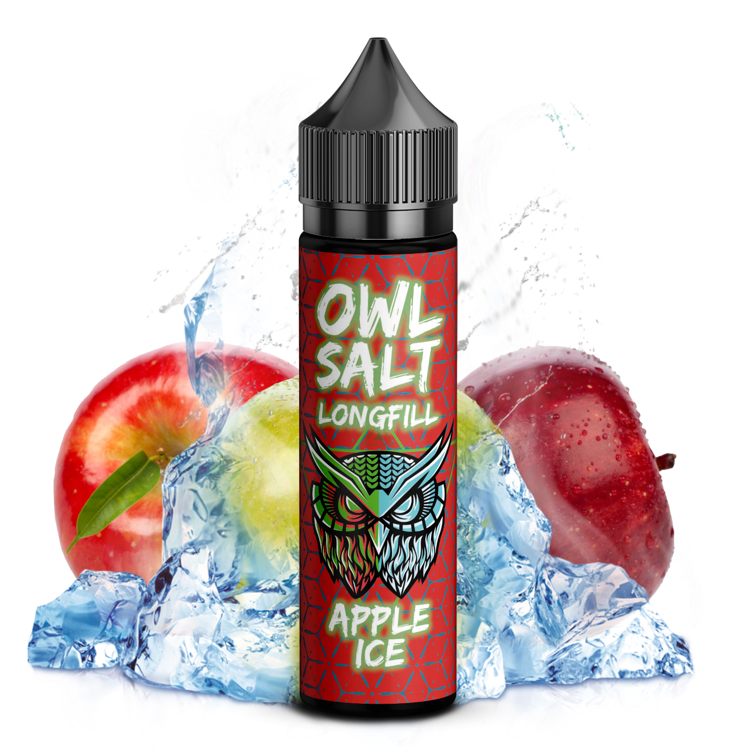 OWL Salt Apple Ice Longfill | 10ml in 60ml Flasche