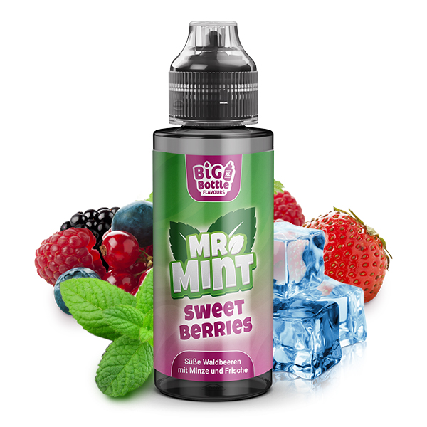 Big Bottle Mr. Mint Sweet Berries 10ml in 120ml Flasche