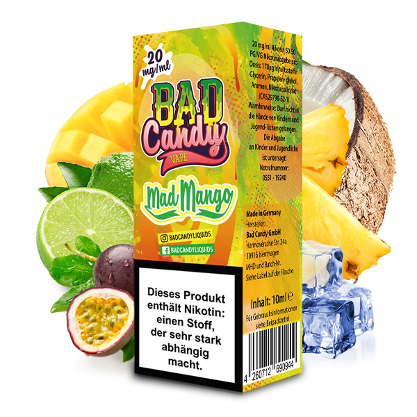 Bad Candy Mad Mango Nikotinsalzliquid 10ml