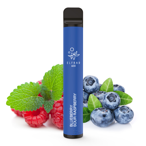 ElfBar 600 Einweg E-Zigarette Blue Sour Raspberry