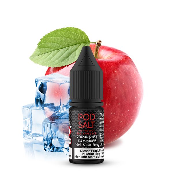 POD SALT Red Apple Ice Nikotinsalz Liquid 10 ml