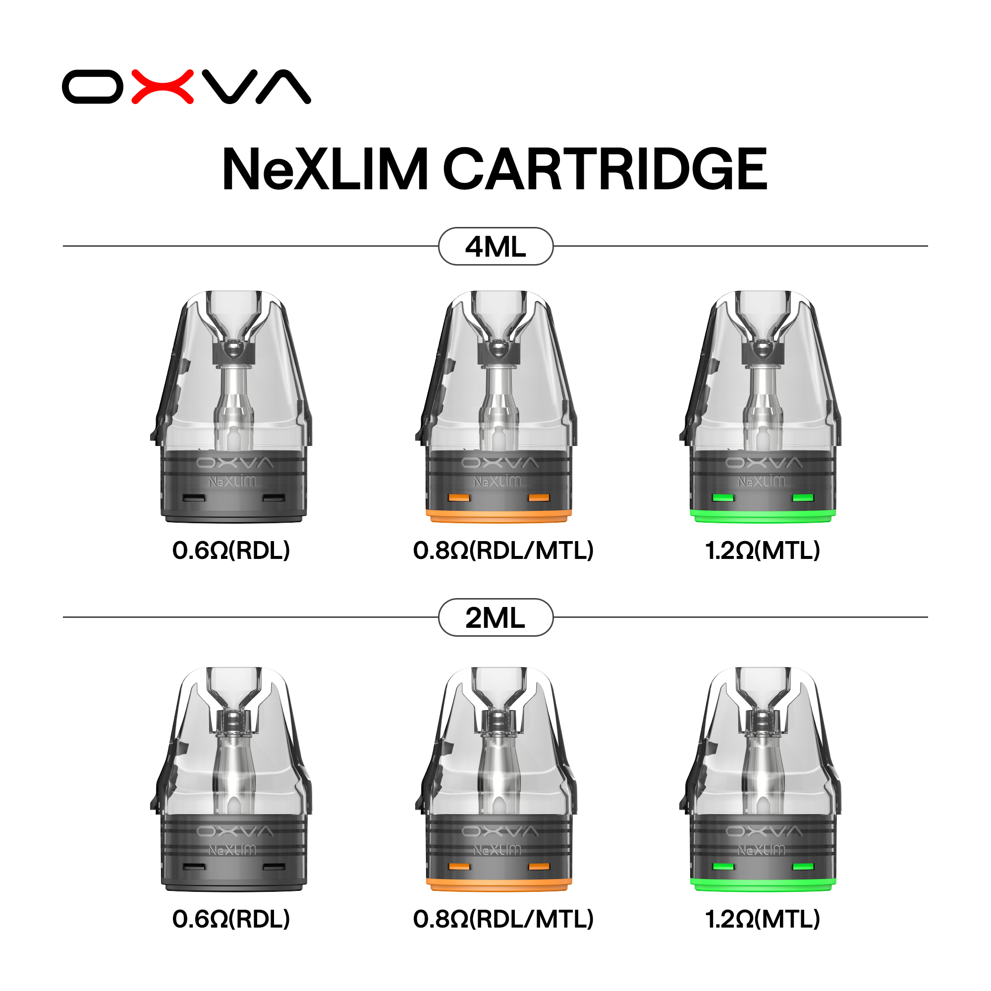 Oxva NeXlim Ersatz Pods 3er Pack