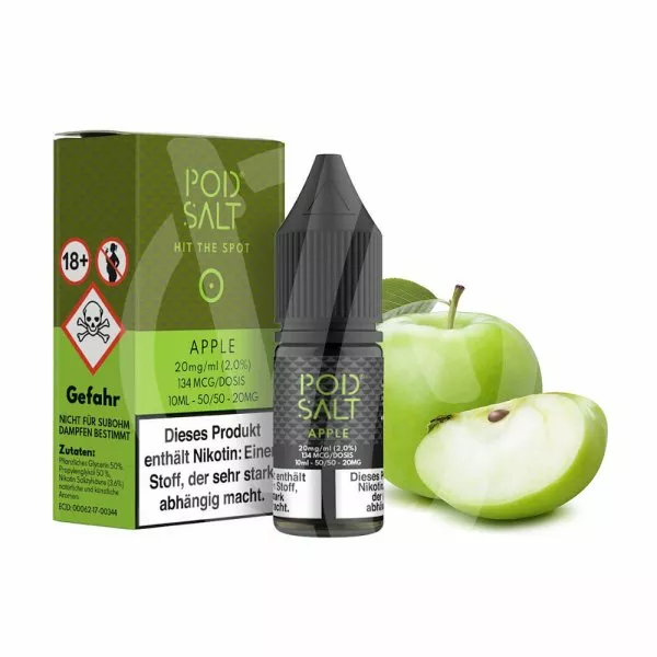 POD SALT Apple Nikotinsalz Liquid 10 ml