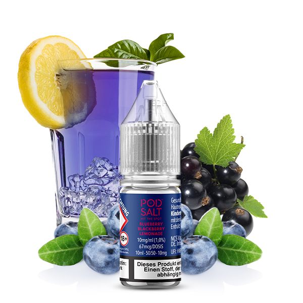 POD SALT X Blueberry Blackberry Lemonade Nikotinsalz Liquid 10 ml
