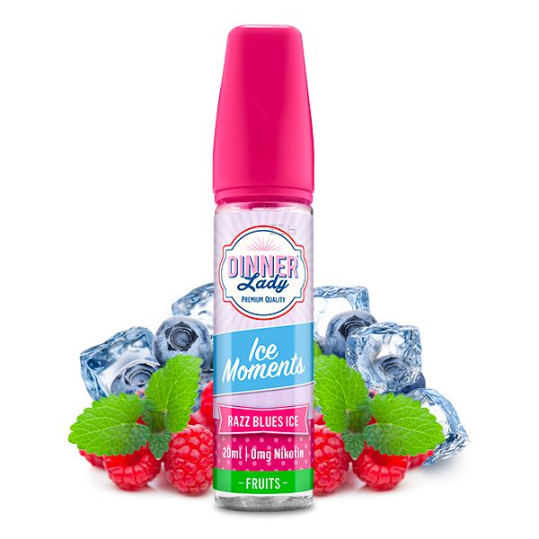 Dinner Lady Ice Moments Razz Blues Ice 20ml in 60ml Flasche