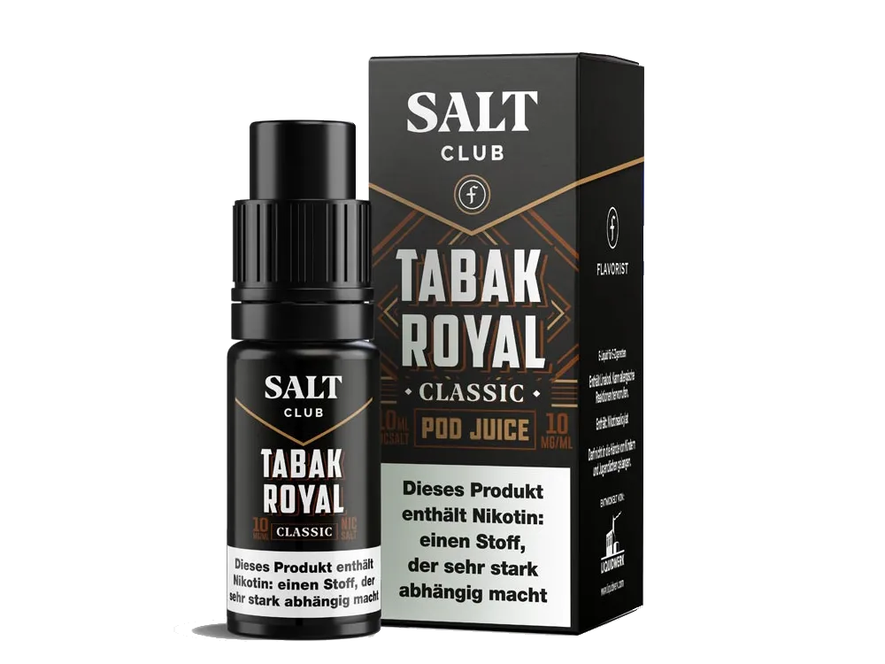 Flavorist Salt Club 10ml Liquid Tabak Royal Classic