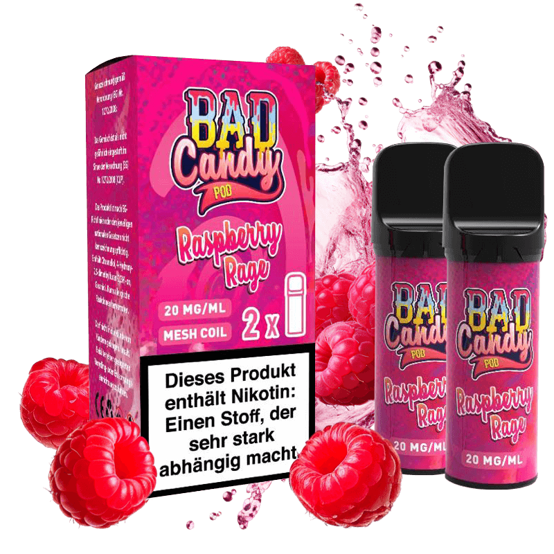 Bad Candy Raspberry Rage 20mg Pods