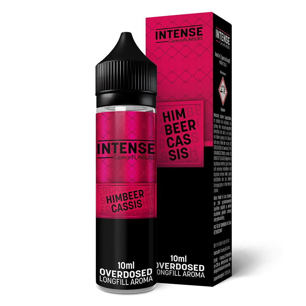 German Flavours Intense Himbeer Cassis 10ml in 60ml Flasche