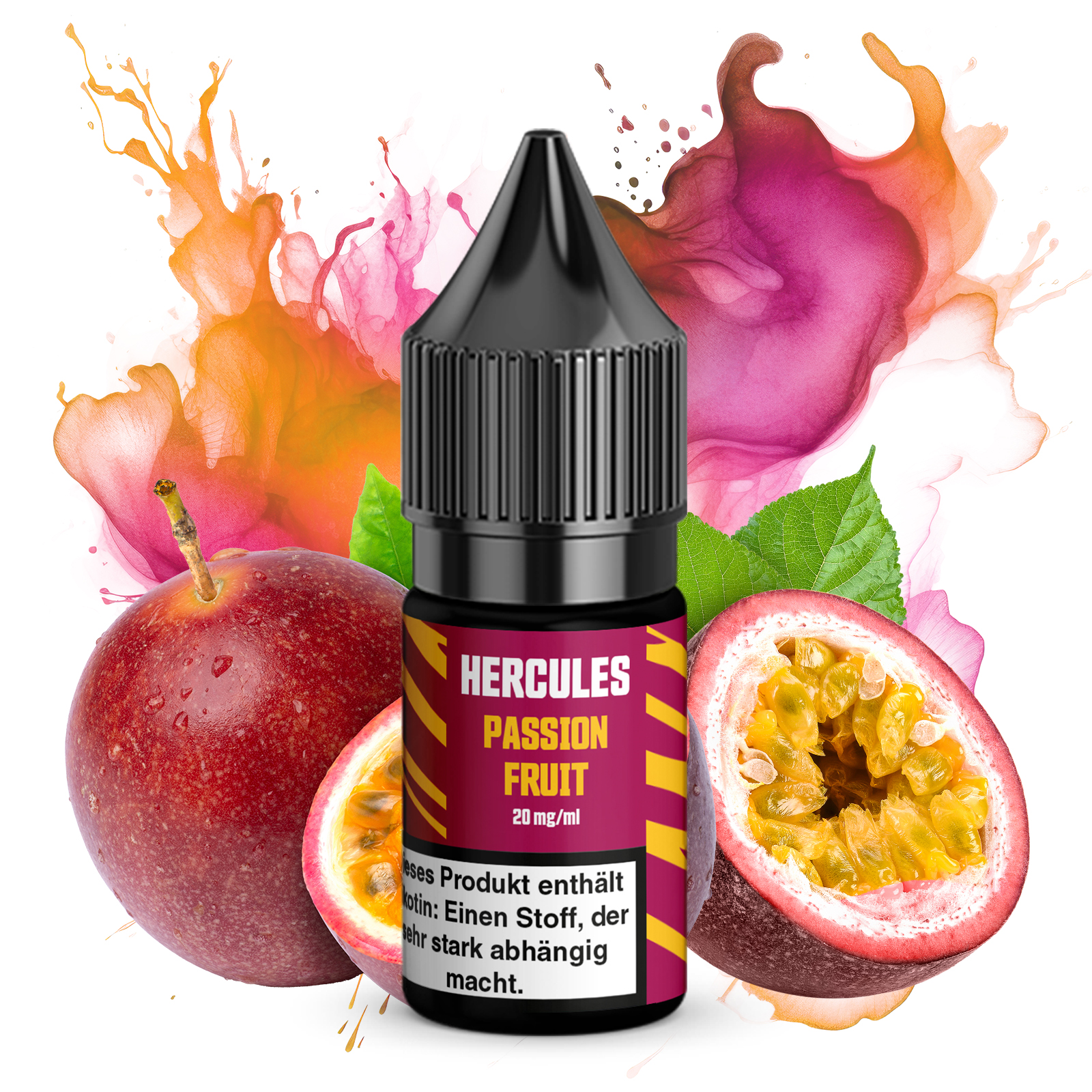 Hercules Nikotinsalz Liquid 10ml Passionsfrucht