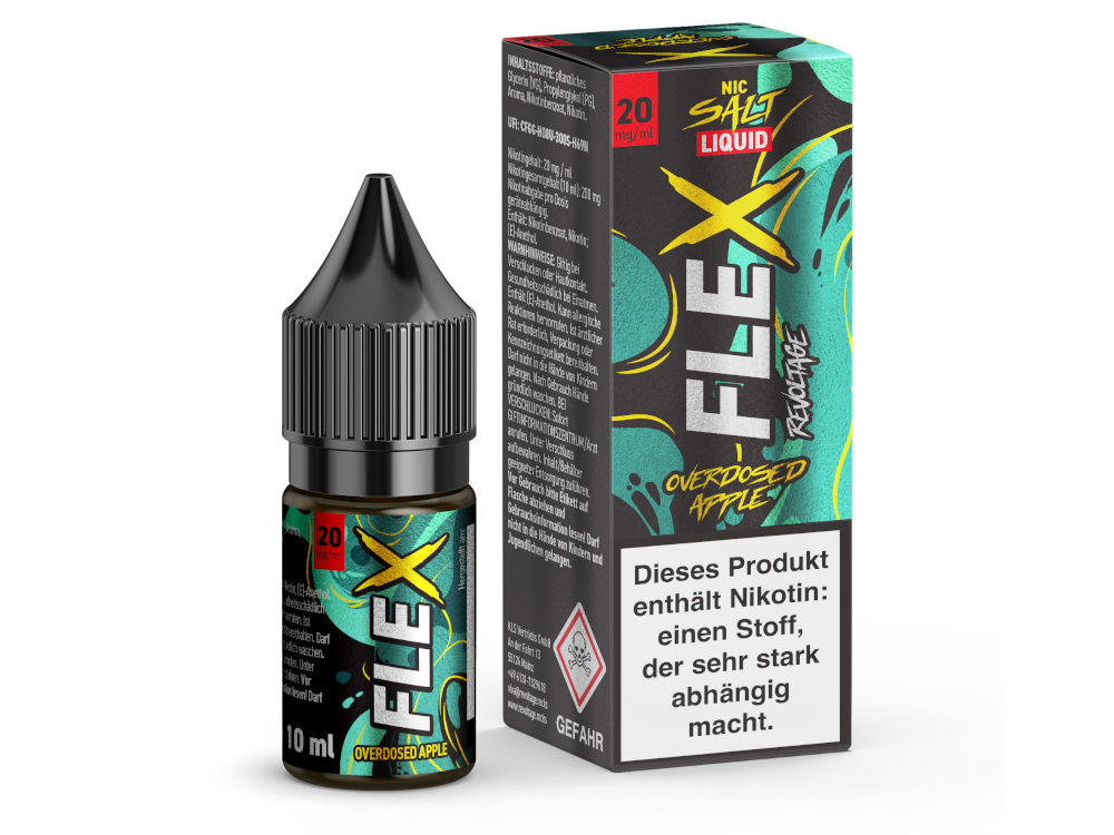 Revoltage E-Liquid 10 ml Overdosed Flex Apple