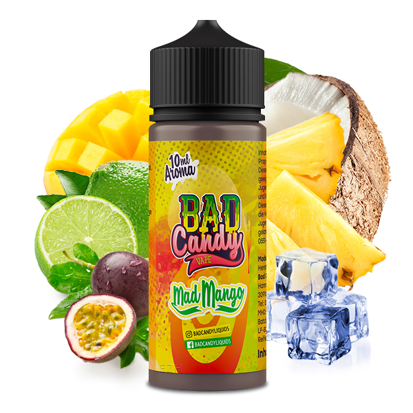 Bad Candy Mad Mango Longfill | 10ml in 120ml Flasche