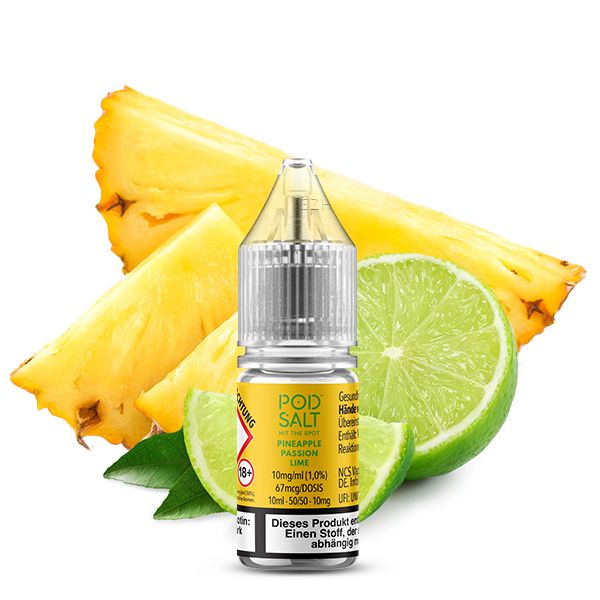 POD SALT X Pineapple Passion Lime Nikotinsalz Liquid 10 ml