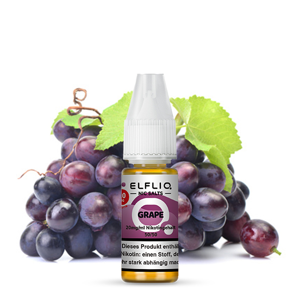 Elfbar ELFLIQ Grape Liquid 10ml SaltNic
