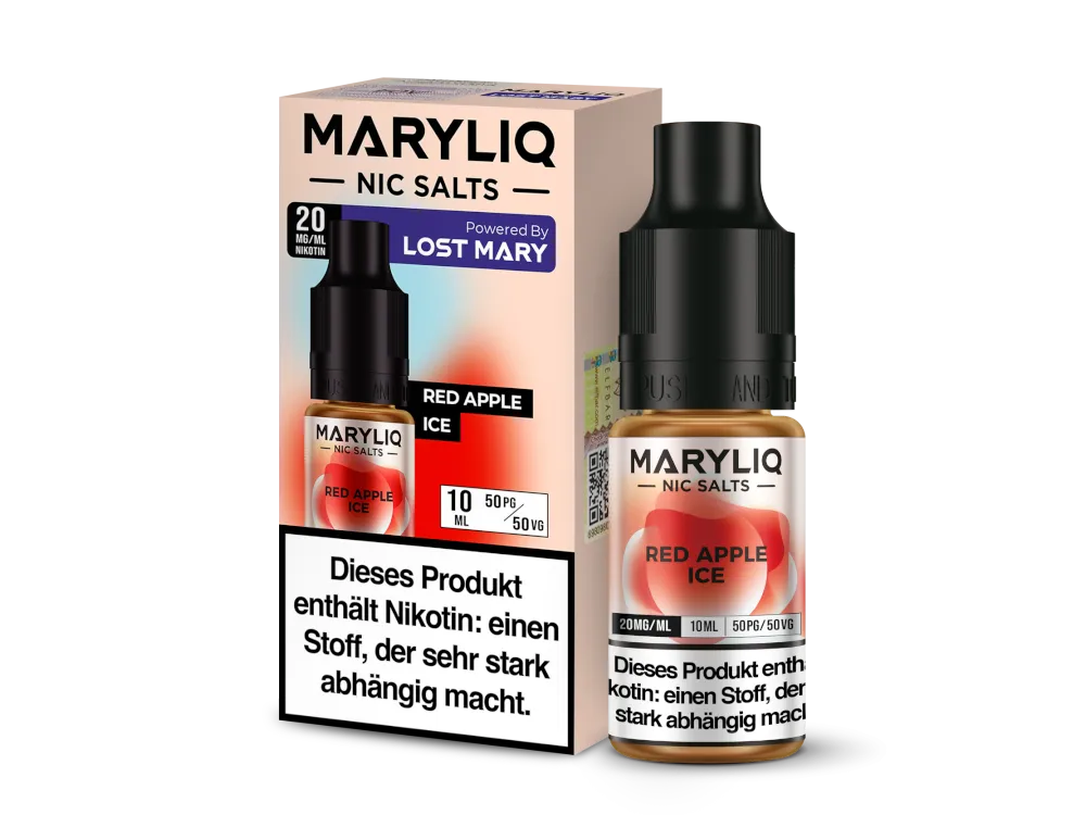 MaryLiq 10ml Nikotinsalz Liquid Red Apple Ice