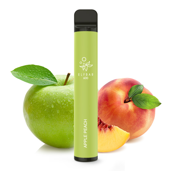 ElfBar 600 Einweg E-Zigarette Apple Peach