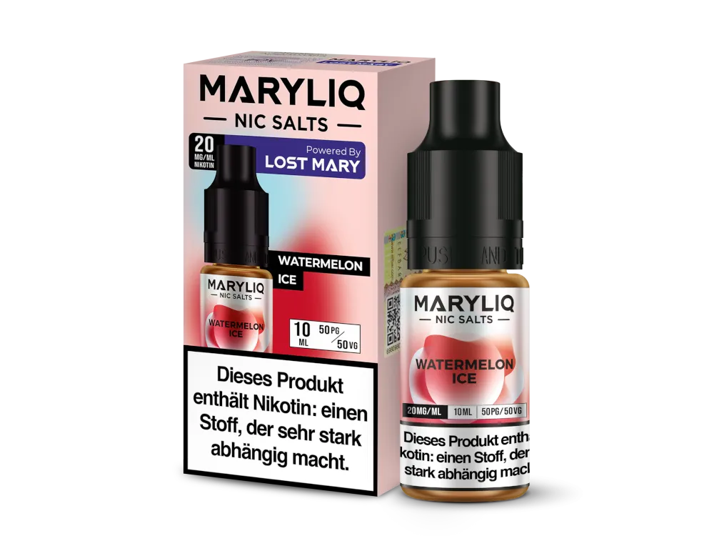 MaryLiq 10ml Nikotinsalz Liquid Watermelon Ice