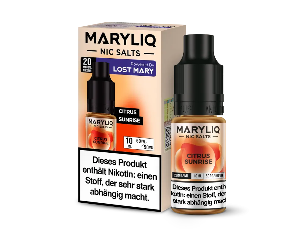 MaryLiq 10ml Nikotinsalz Liquid Citrus Sunrise