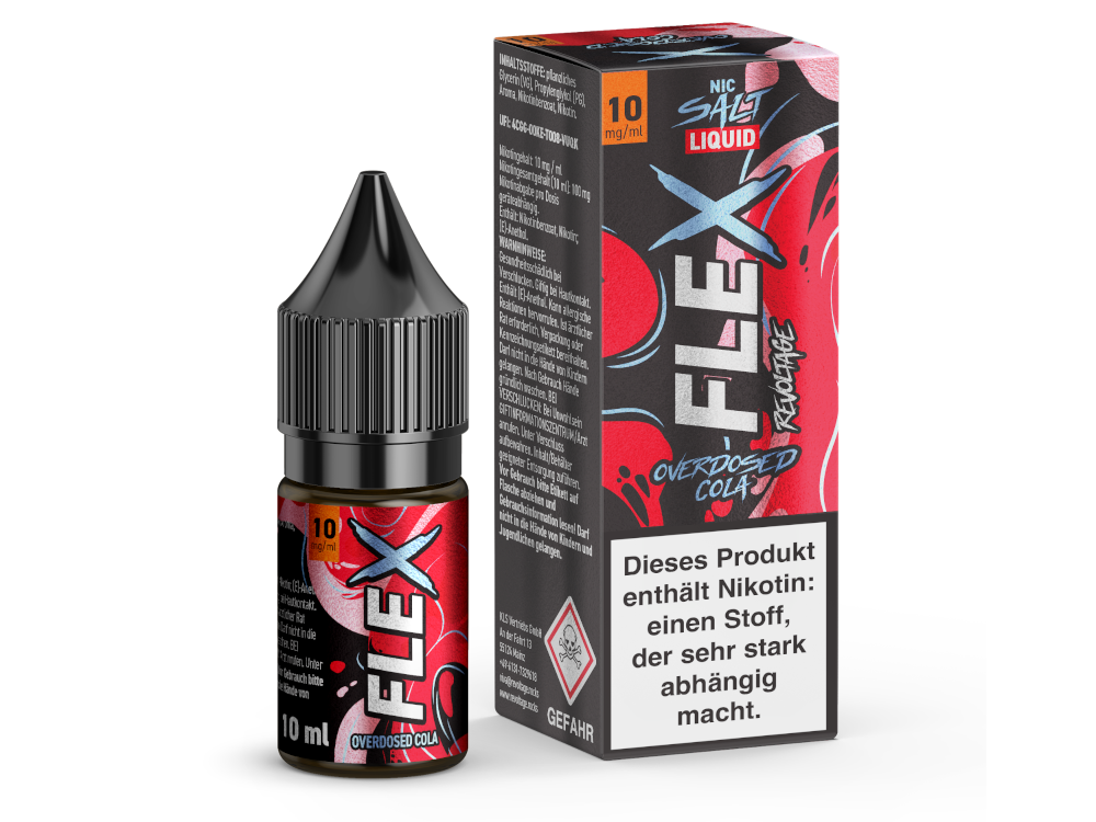 Revoltage E-Liquid 10 ml Overdosed Flex Cola