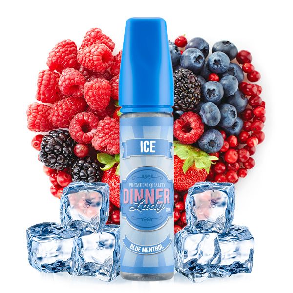 Dinner Lady Ice Blue Menthol 20ml in 60ml Flasche