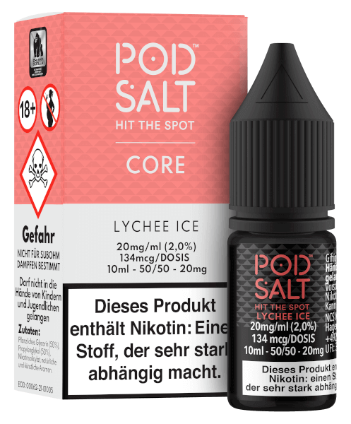 POD SALT - Lychee Ice Nikotinsalz Liquid 10 ml
