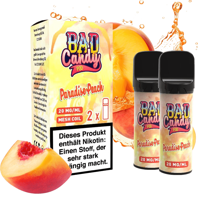 Bad Candy Paradise Peach 20mg Pods