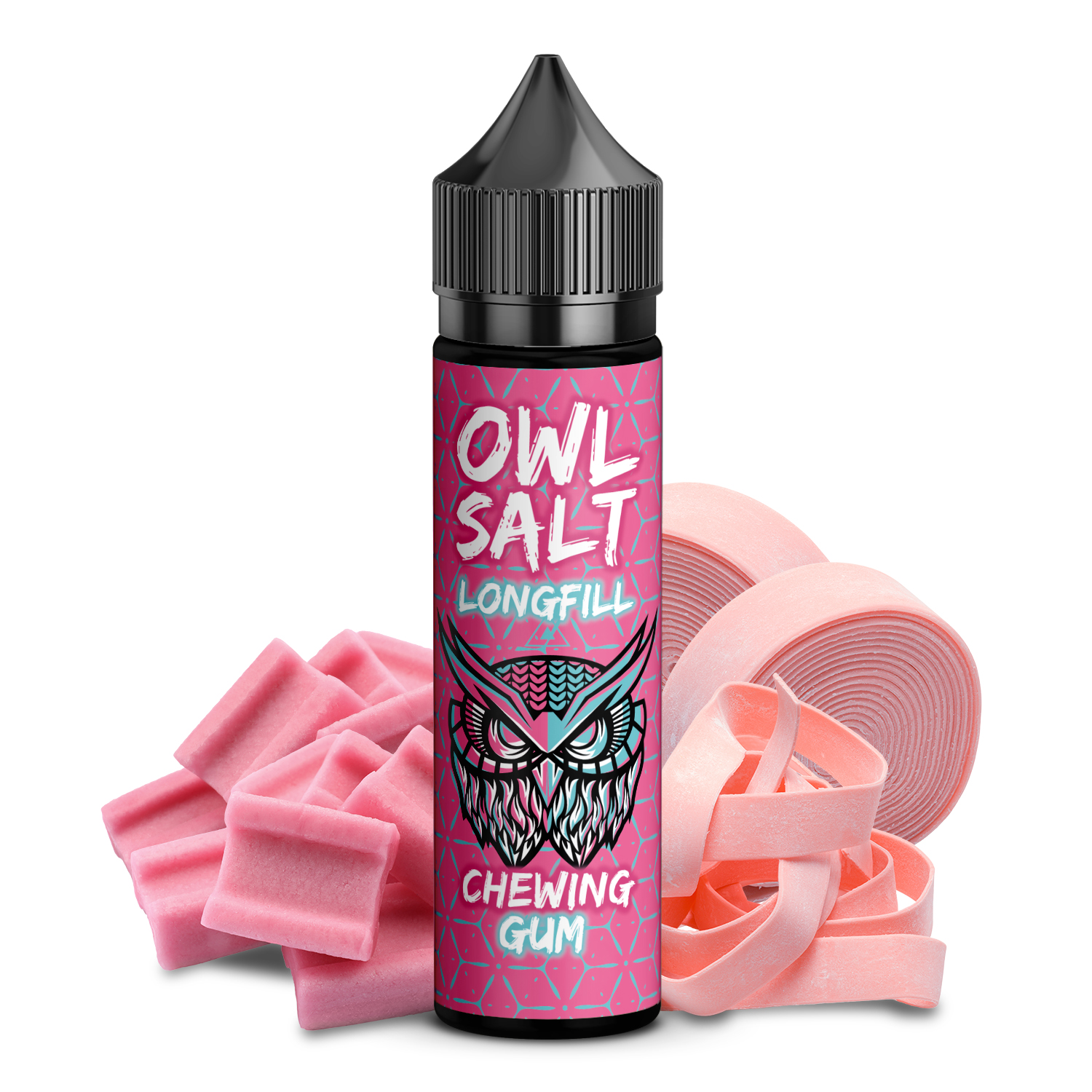 OWL Salt Chewing Gum Longfill | 10ml in 60ml Flasche