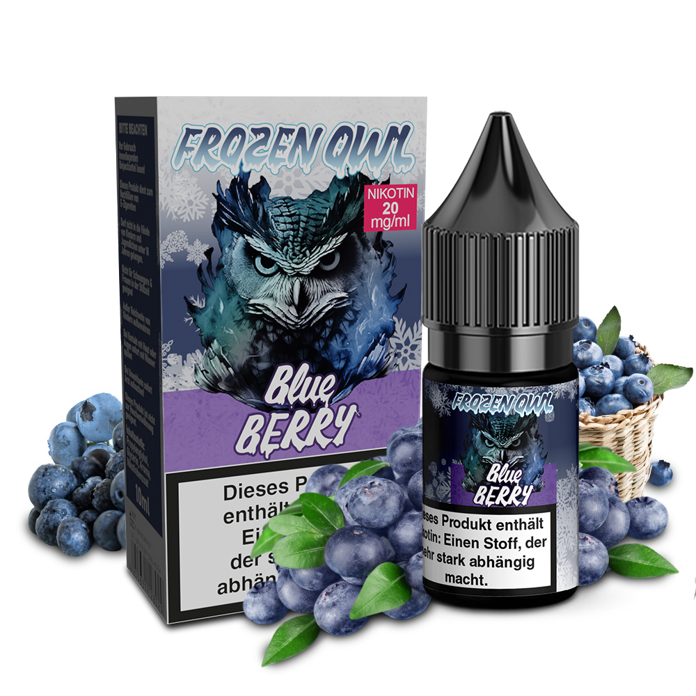 Frozen OWL Blueberry Nikotinsalz Liquid 10 ml