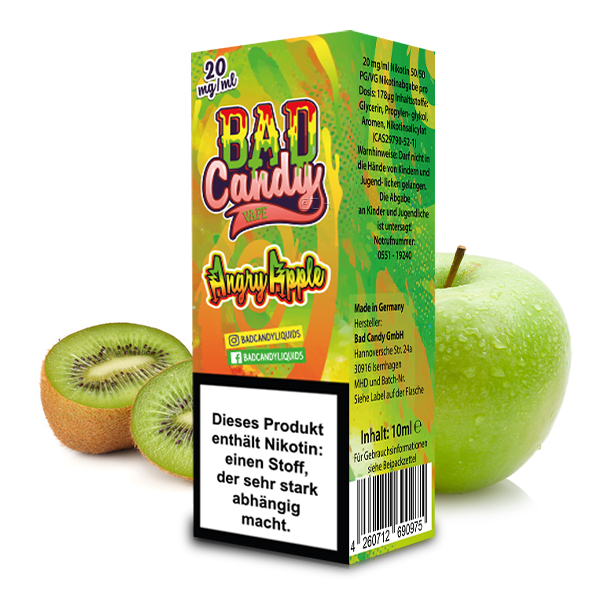 Bad Candy Angry Apple Nikotinsalzliquid 10ml