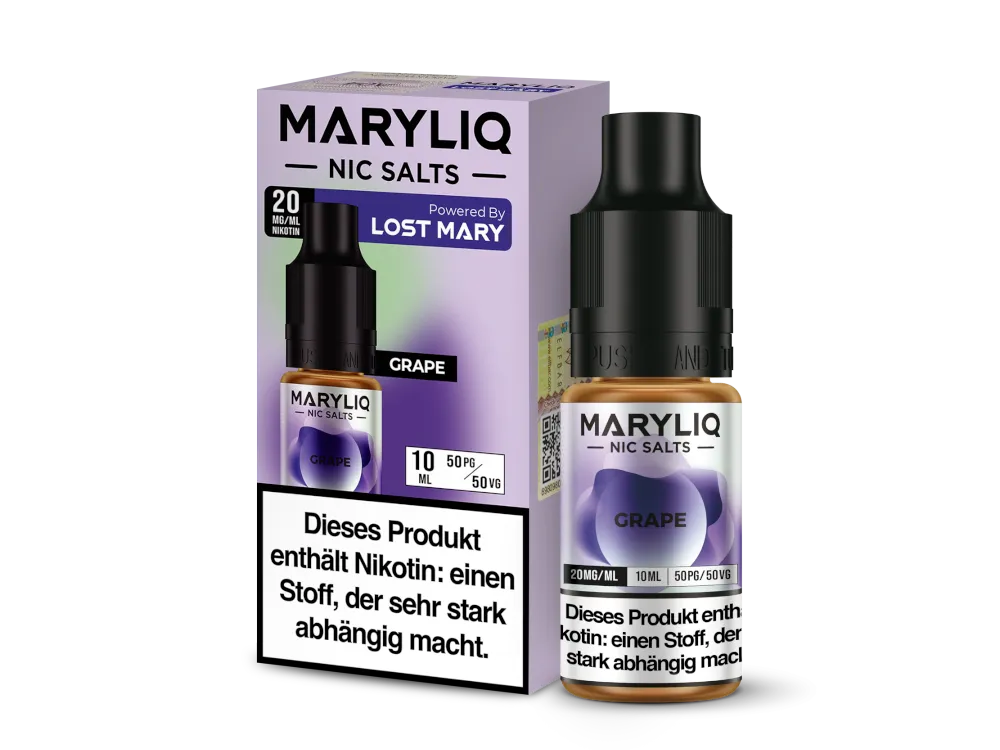 MaryLiq 10ml Nikotinsalz Liquid Grape