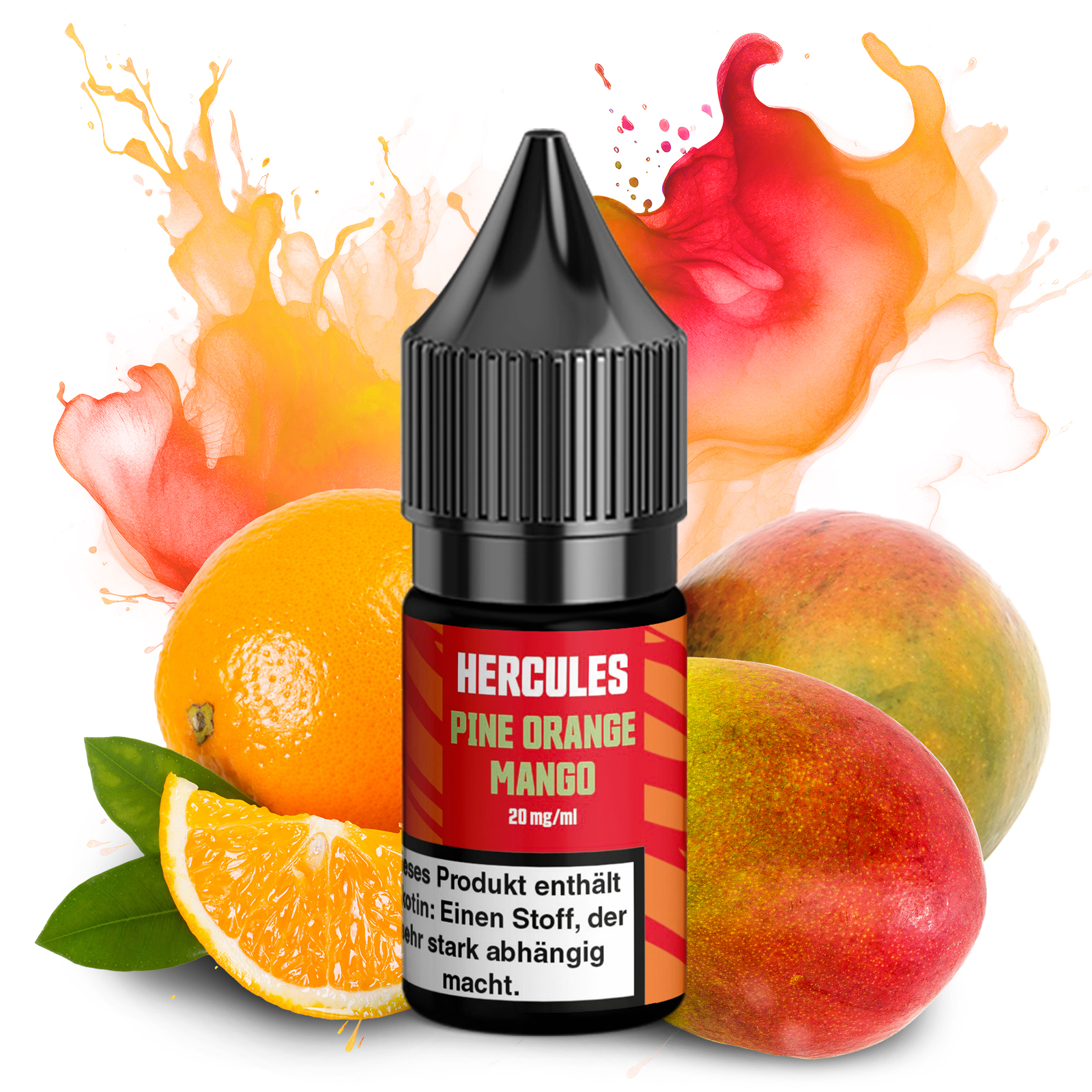 Hercules Nikotinsalz Liquid 10ml Pine Orange Mango