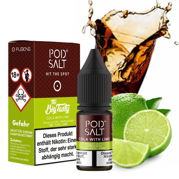 POD SALT Cola with Lime Nikotinsalz Liquid 10 ml