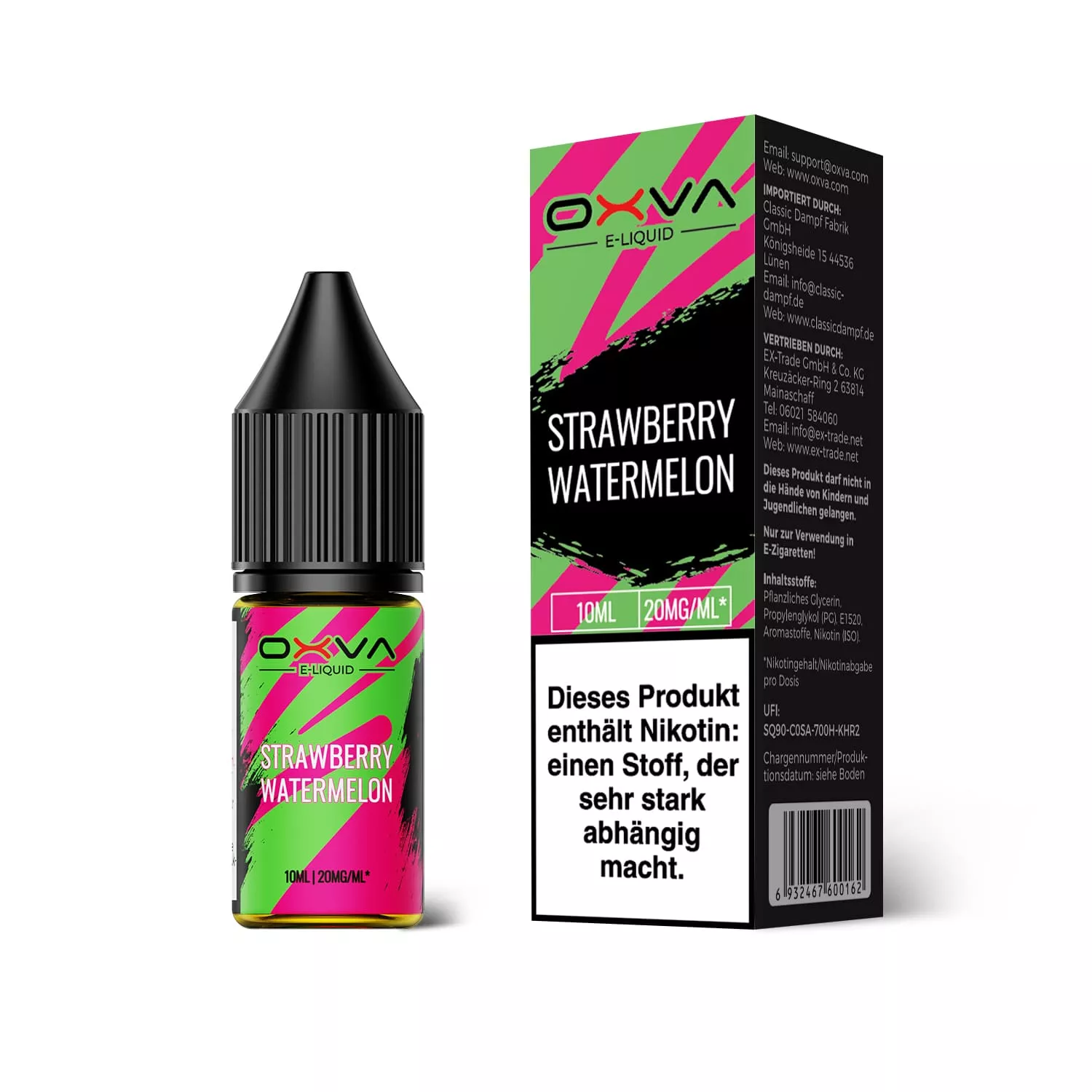 OXVA Nikotinsalz Liquid Strawberry Watermelon | 10ml