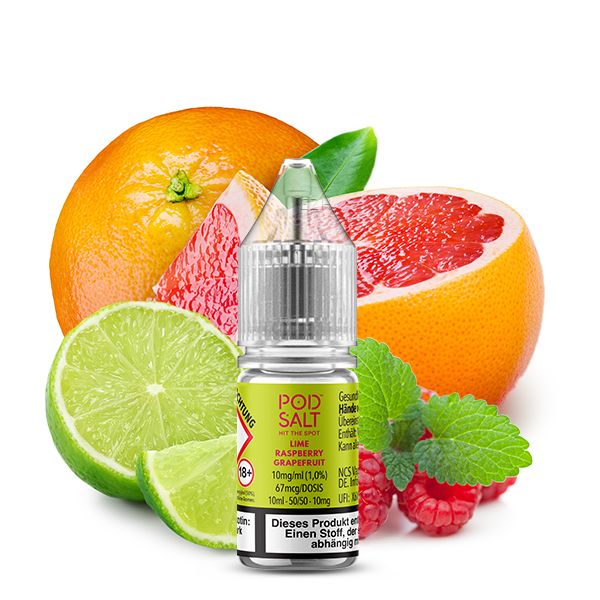 POD SALT X Lime Raspberry Grapefruit Nikotinsalz Liquid 10 ml