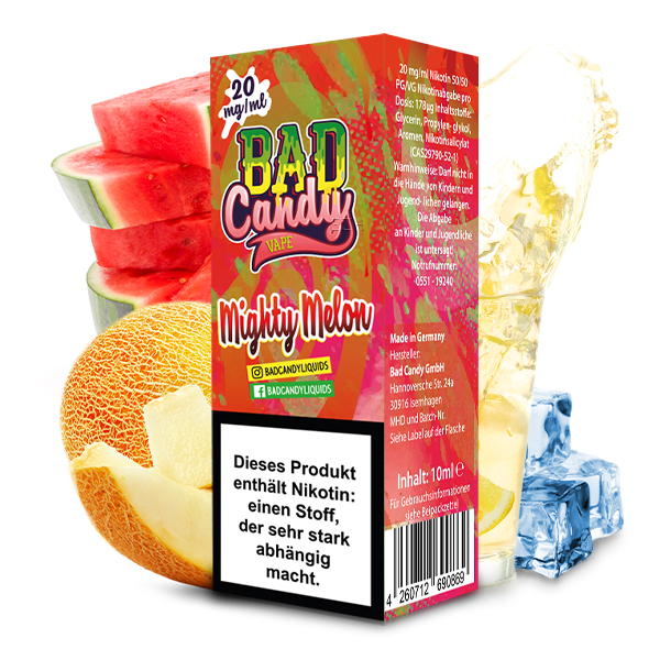 Bad Candy Mighty Melon Nikotinsalzliquid 10ml