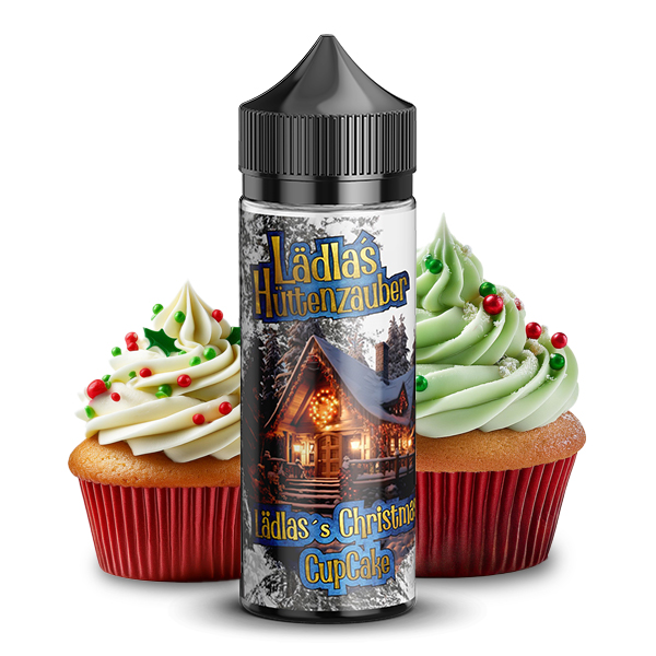 Lädla Juice Hüttenzauber Christmas Cupcake | 10ml  in 120ml Flasche